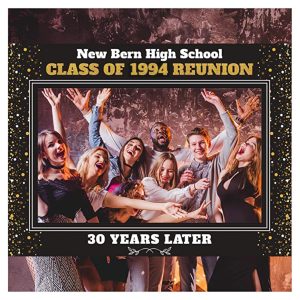 Custom Graduation Reunion Photo Booth Frame – High School Class Reunion Party Selfie Station - Personalized College Photo Booth Frame For Class Reunion