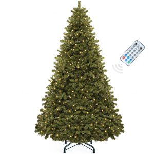 YITAHOME Prelit Green Christmas Tree 7.5ft with Remote