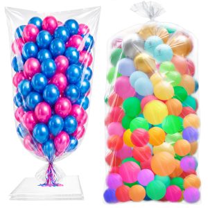 2 Pcs 98.4 x 59 Inches Clear Large Balloon Bags for Transport