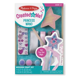 Melissa & Doug Created by Me Princess Wand Wooden Craft Kit