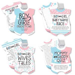 Team Boy or Girl - Baby Gender Reveal - Gamerific Bundle - 4 Party Games