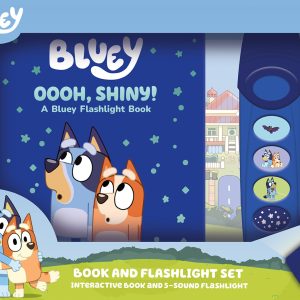 Bluey - Oooh, Shiny! A Bluey Flashlight Toy Adventure Sound Book - PI Kids