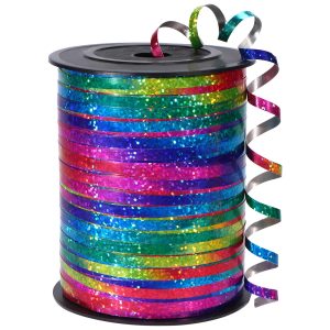 Rainbow Curling Ribbon 500 Yard Curly Colorful Balloon String Gift Wrapping