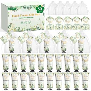 50 Pack Bulk Hand Cream Gifts, Wedding Party Favors, Bridal Shower Gifts