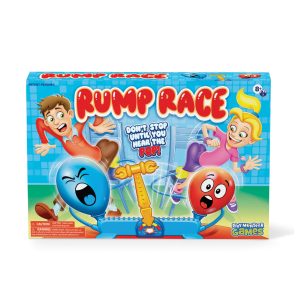 Rump Race Balloon Popping Battle Board Game Family Game Night, Party Game