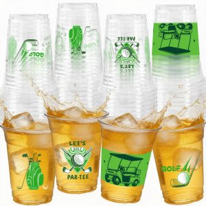 Golf Birthday Party Decorations Cups for Masters Golf, Birthday, Bachelor