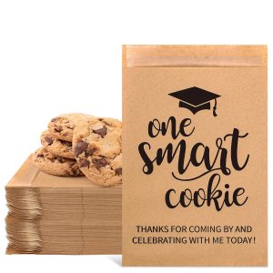 Whaline 100 Pack 2026 Graduation Candy Cookie Gift Bags