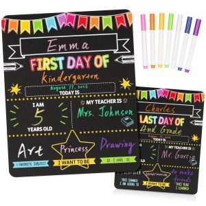 First Day of School Sign 11x14 Photo Keepsake Back to School Chalkboard