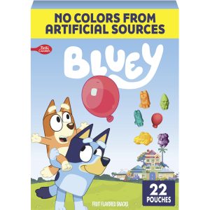 Bluey Fruit Flavored Snacks, 17.6 oz, 22 Pouches