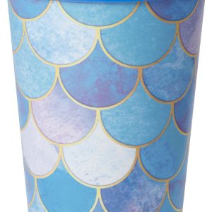 American Greetings Mermaid Party Supplies, Reusable Party Cups (16 oz, 8-Count)