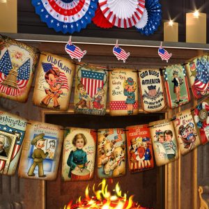 4th of July Banner Independence Day Patriotic Decorations