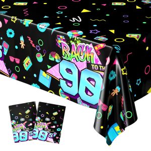 Blue Orchards Cow Print Table Covers (Pack of 3) - 54"x108" XL - Birthday Party Decorations, Farm Print Party Supplies, Table Cloth, Farm Table Cover, Cow Baby Shower Decorations