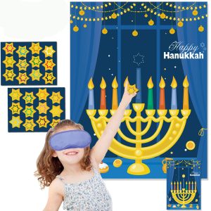 Funnlot Hanukkah Games for Kid, Hanukkah Craft Chanukah Hanukkah Party Game