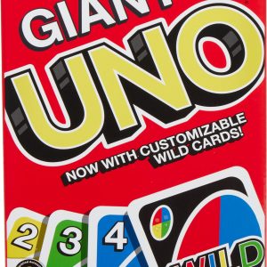 Mattel Games Giant UNO Card Game, Ages 7+, Players 2-10