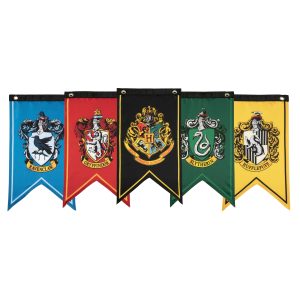 ConQuest Harry Potter Wizarding House Banner Official Flag Set