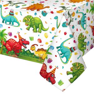 1 Pcs Dinosaur Tablecloth Disposable Jurassic Party Plastic Table Cover