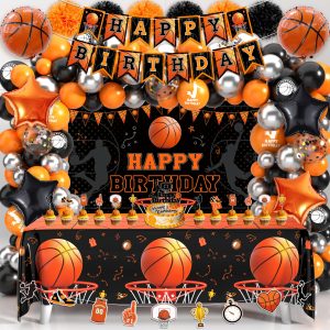 Basketball Birthday Party Decorations, Basketball Themed Party Supplies