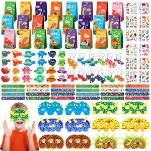 INNOCHEER Dinosaur Goodie Bags Party Favors Decoration Set of 24