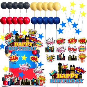 LAST HOE DOWN Superhero Cake Decorations City Cake Decorating