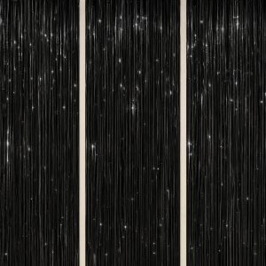 DECOCKRAT 3 Pack Foil Fringe Backdrop - Black Shiny Tinsel Curtains for Party Decoration/Photo Booth Props - 3.3x8.2 FT Metallic Foil Backdrop for Birthday, Wedding, Graduation, Christmas.