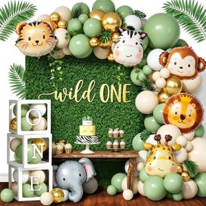 Wild One Birthday Decorations 112 Pcs First Birthday Decor Party Supplies