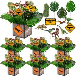 6 Set Dinosaur Halloween Party Park Table Centerpiece Decorations