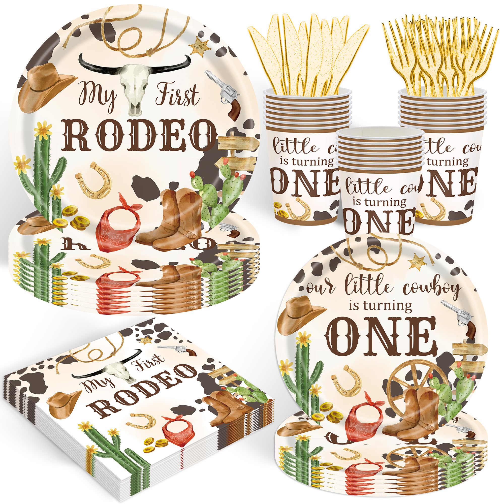 120PCS Wild One Party Supplies for Girls 1st Kids First Birthday Party Pink Jungle Animal Safari Decorations Woodland Themed Tableware Set Plates Napkins Cups Set for 20 Guests