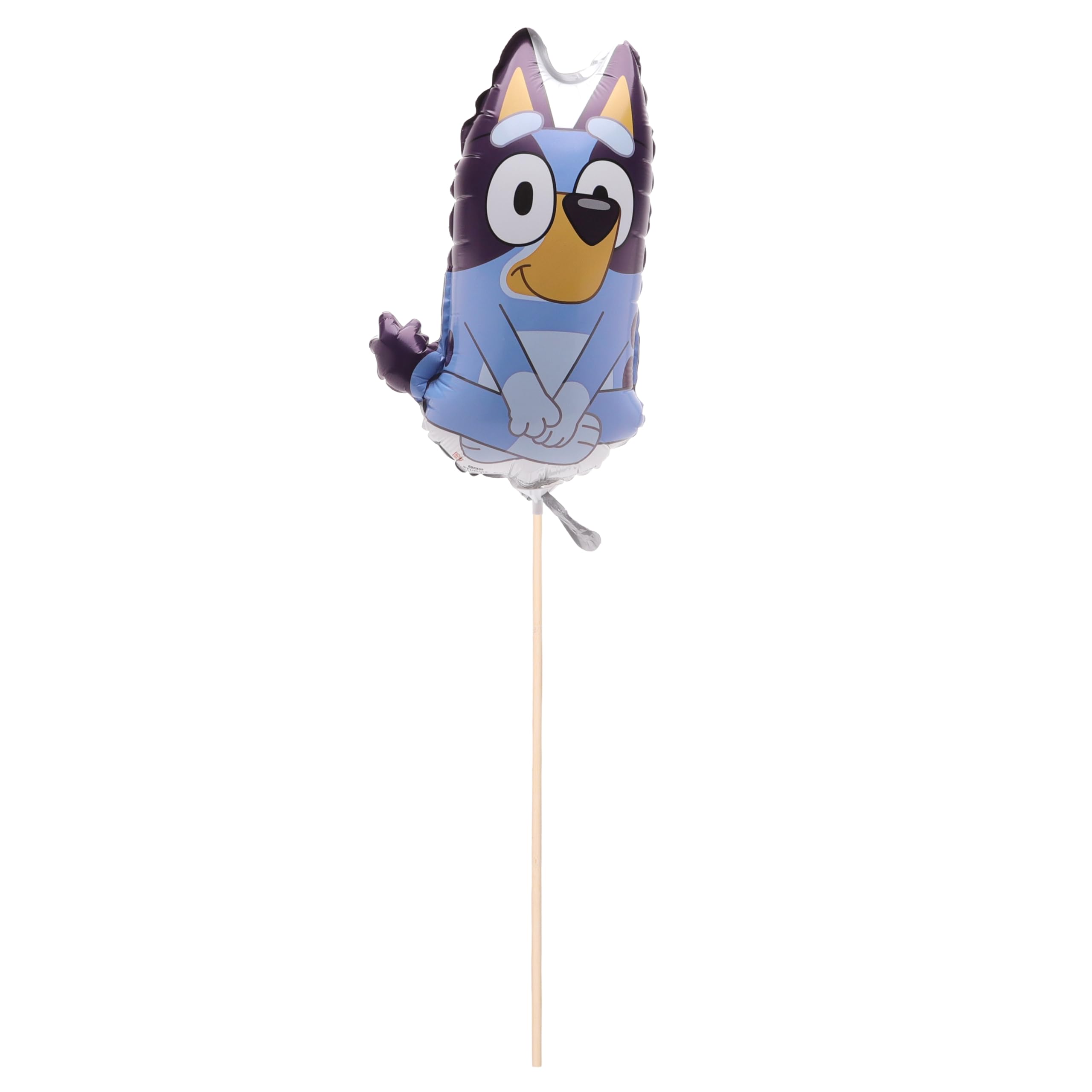 Toyland® Pack of 20 - Bluey & Bingo Mini Character Balloons - Sticks and Cups Included - Birthday Party Decorations