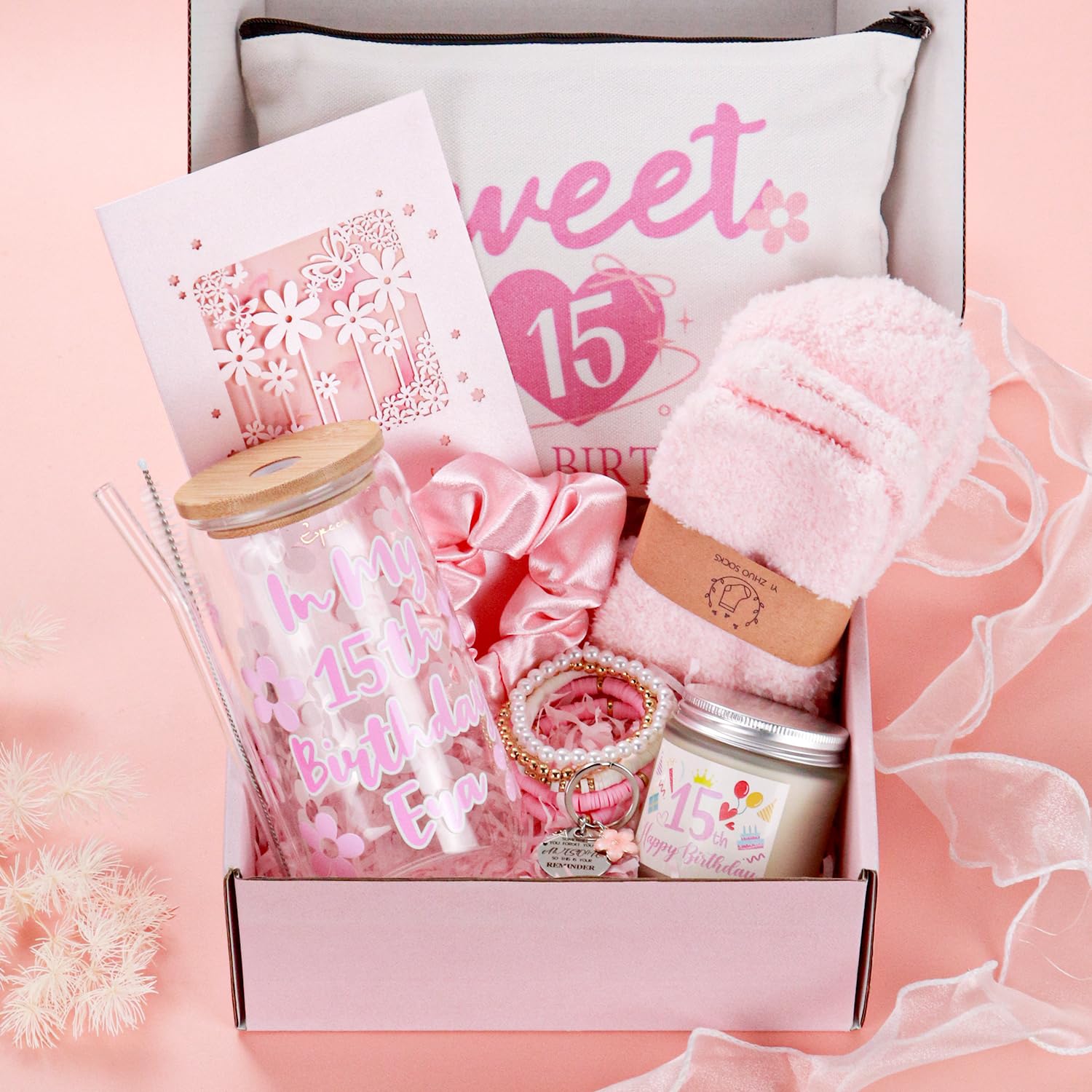 Splendest 15 Year Old Girl Gifts, 15 Year Old Girl Birthday Decorations, 15th Birthday Gift for Daughter, Granddaughter, Sister, and Niece