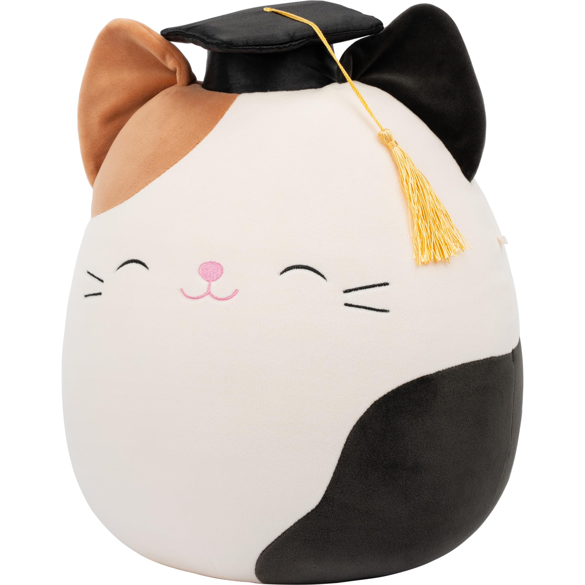 Squishmallows Original 12in Cam the Calico Cat in Graduation Cap – Official Jazwares Plush (Medium-Sized)