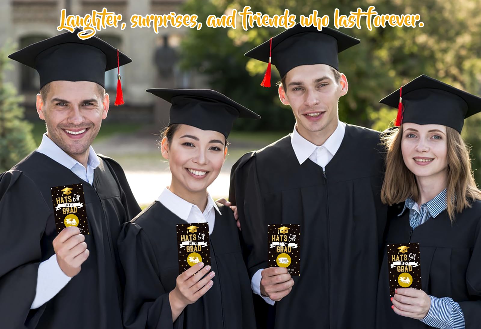GMEMNOV 36PCS Graduation Scratch Off Cards - Graduation Party Game Cards Congrats Grad Raffle Tickets Graduation Party Favors Supplies