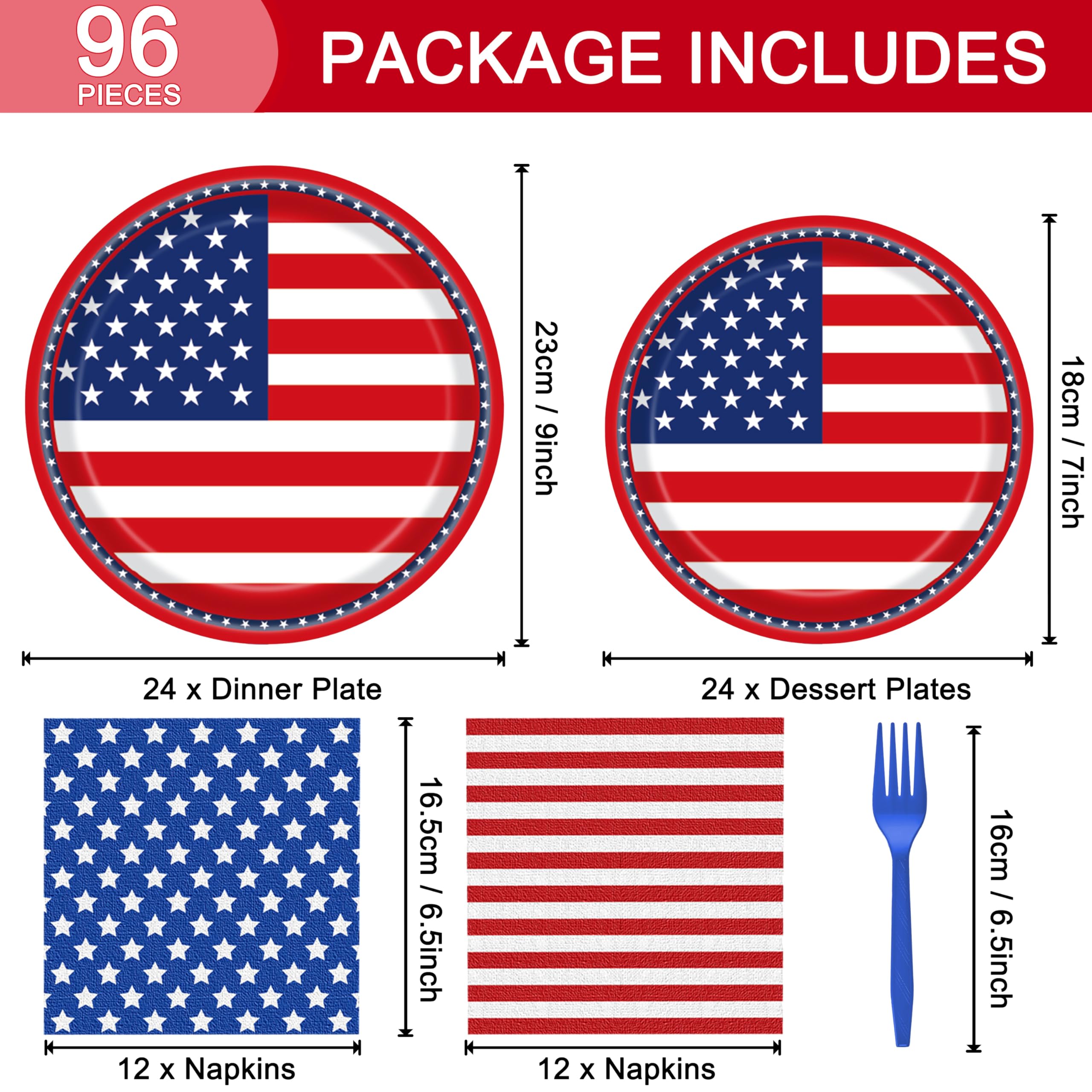 96 Pcs Ocean Under the Sea Party Plates Napkins Forks Supplies Disposable Paper Tableware Set Underwater Creatures Theme Decoration for Girl Beach Birthday Party or Baby Shower, Serves 24
