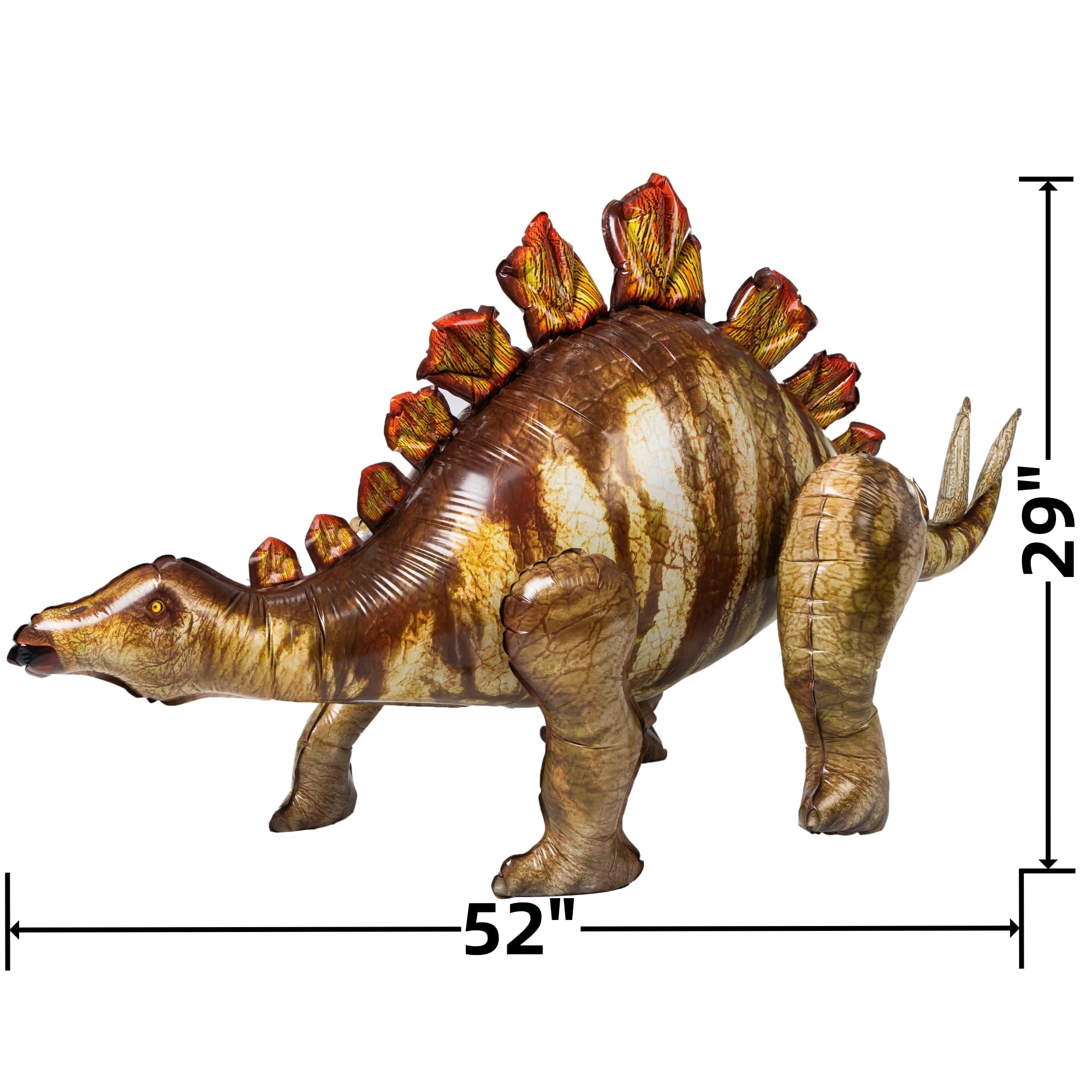 3Pcs Inflatable Dinosaur Balloon-Dinosaur Birthday Party Supply Decorations