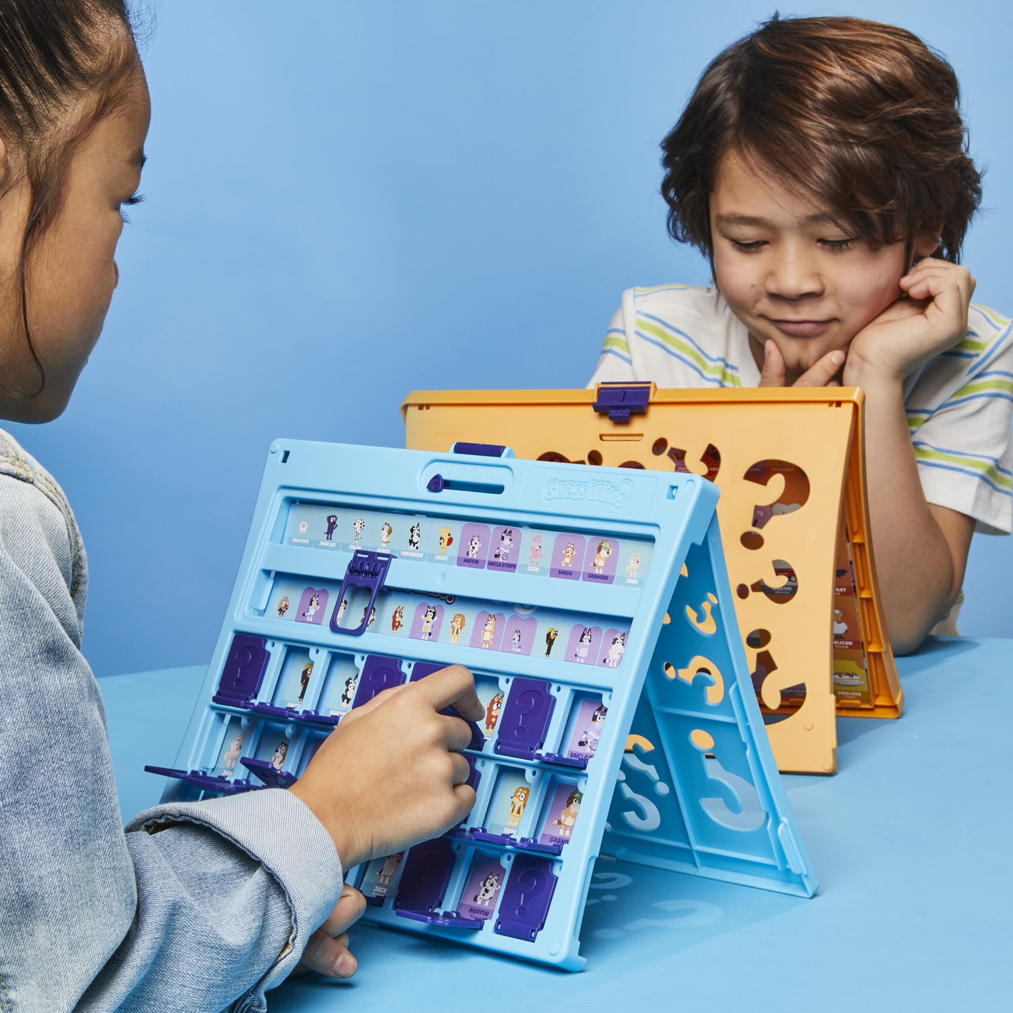 Hasbro Gaming Guess Who? Bluey Edition Game | Bluey Characters and Objects | Fun Kids Board Games for Families | 2 Players | 15 Mins. | Travel Friendly | Ages 6+
