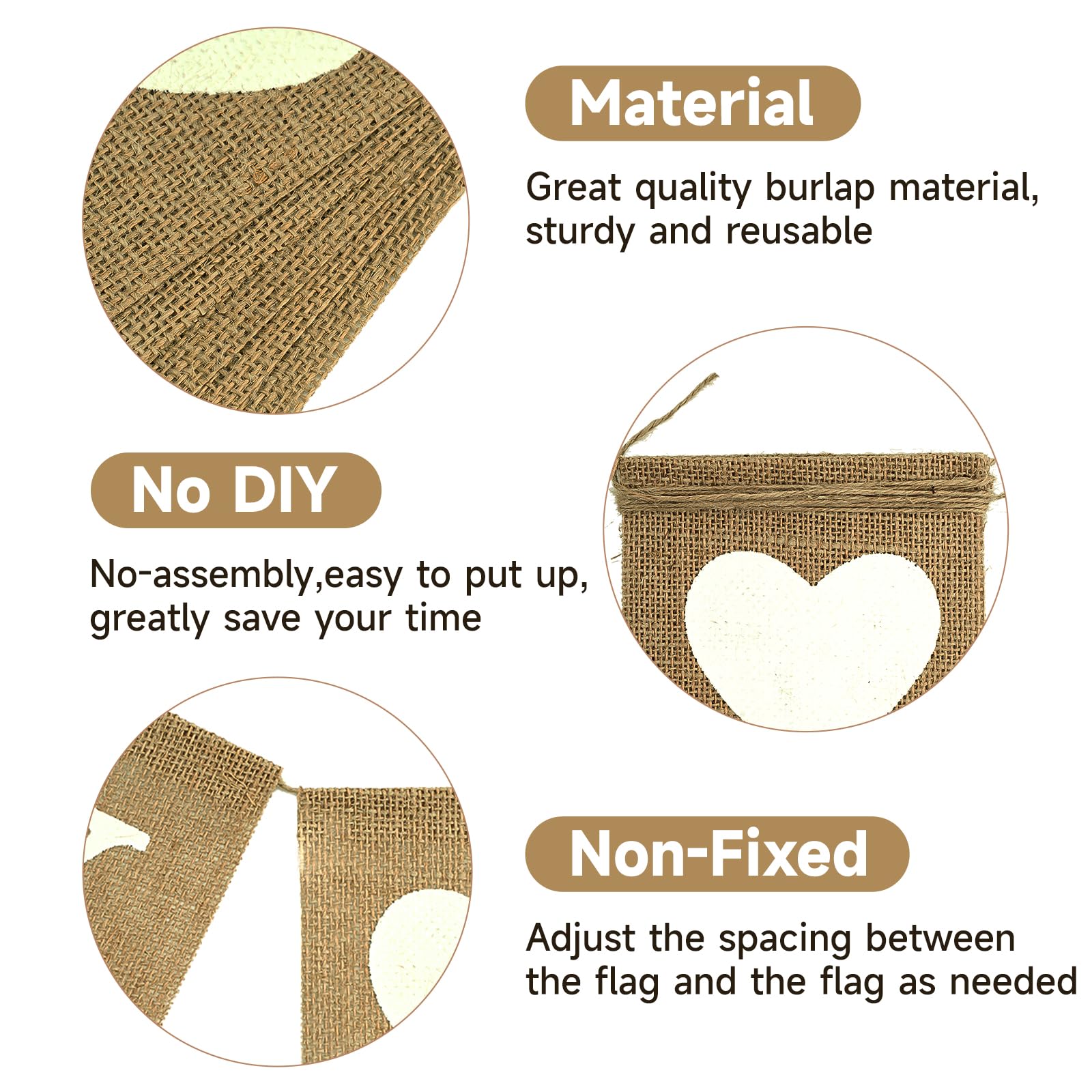 Anwyll Burlap Welcome Baby Banner - NO DIY Baby Shower Decoration Banner Oh Welcome Babies Shower Sign for Backdrop Adorable Neutral Gender Reveal Party Decoration Babies Announcement Sign Girl Boy