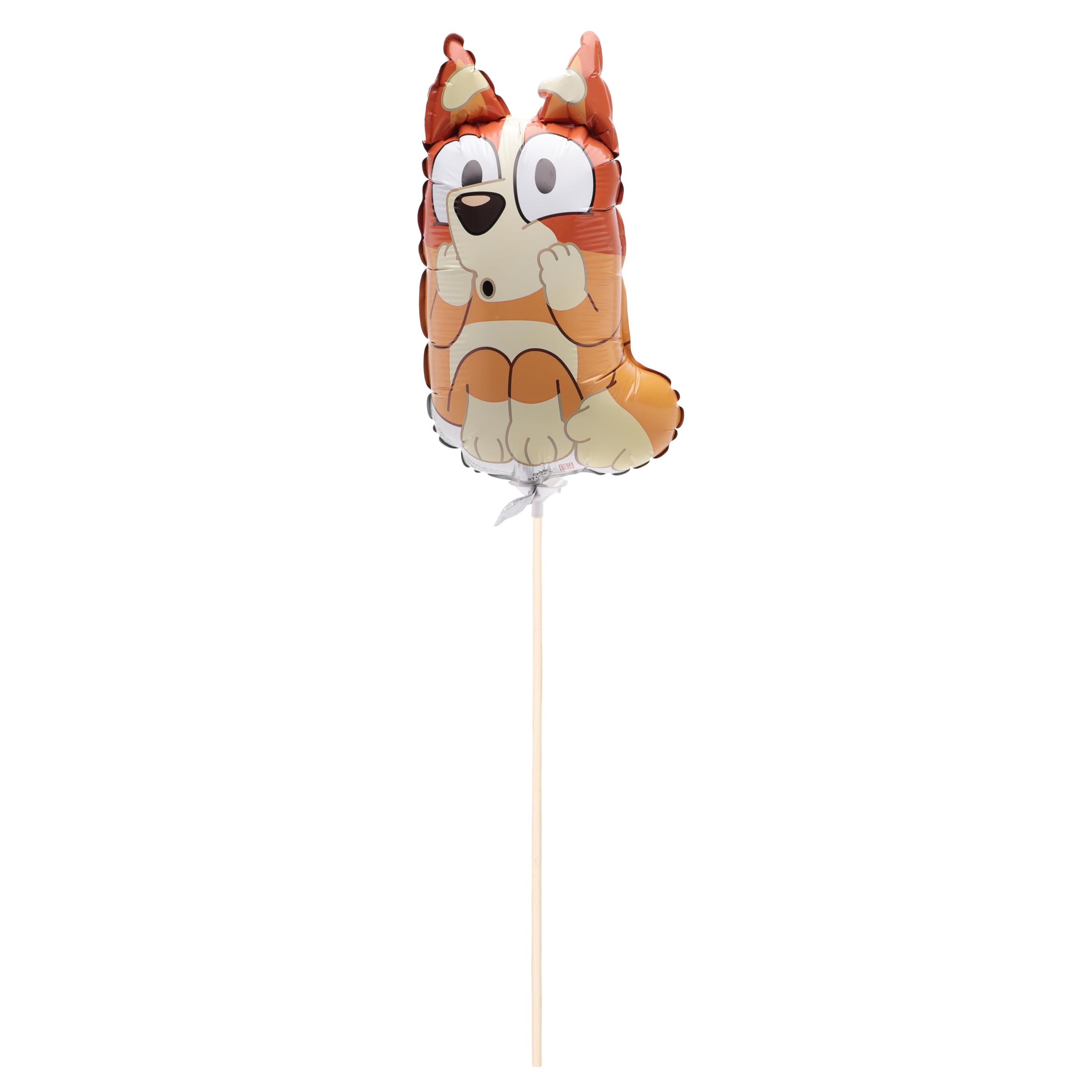 Toyland® Pack of 20 - Bluey & Bingo Mini Character Balloons - Sticks and Cups Included - Birthday Party Decorations