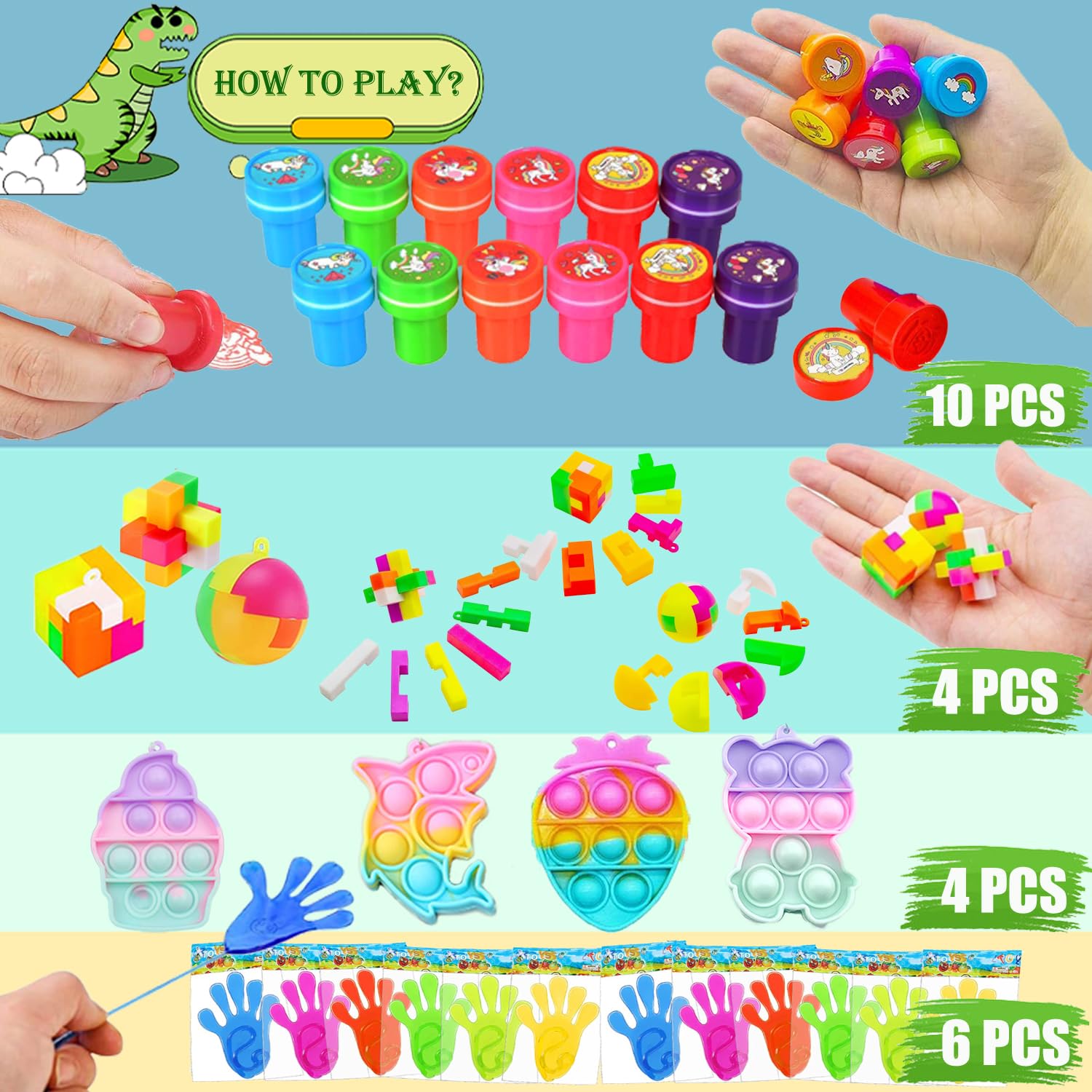 Dilycery 120 Pcs Party Favors Toy for Kids, Treasure Box Toys Carnival Prizes for Classroom School Rewards, Easter Egg Fillers, Goodie Bag Stuffers Pinata Fillers Bulk Toys for Boys Girls