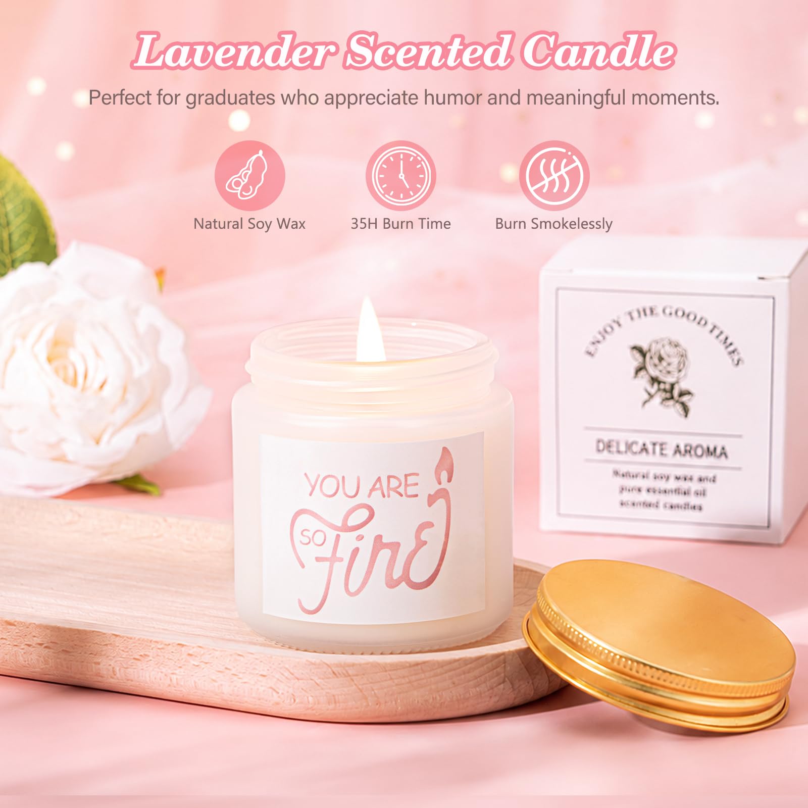 Frerdui Graduation Gift for Her, Class of 2026 Graduation Gifts Basket Box for Women, Senior High School College Grad Gift Set for Daughter Sister Friend, She Believed So She Did