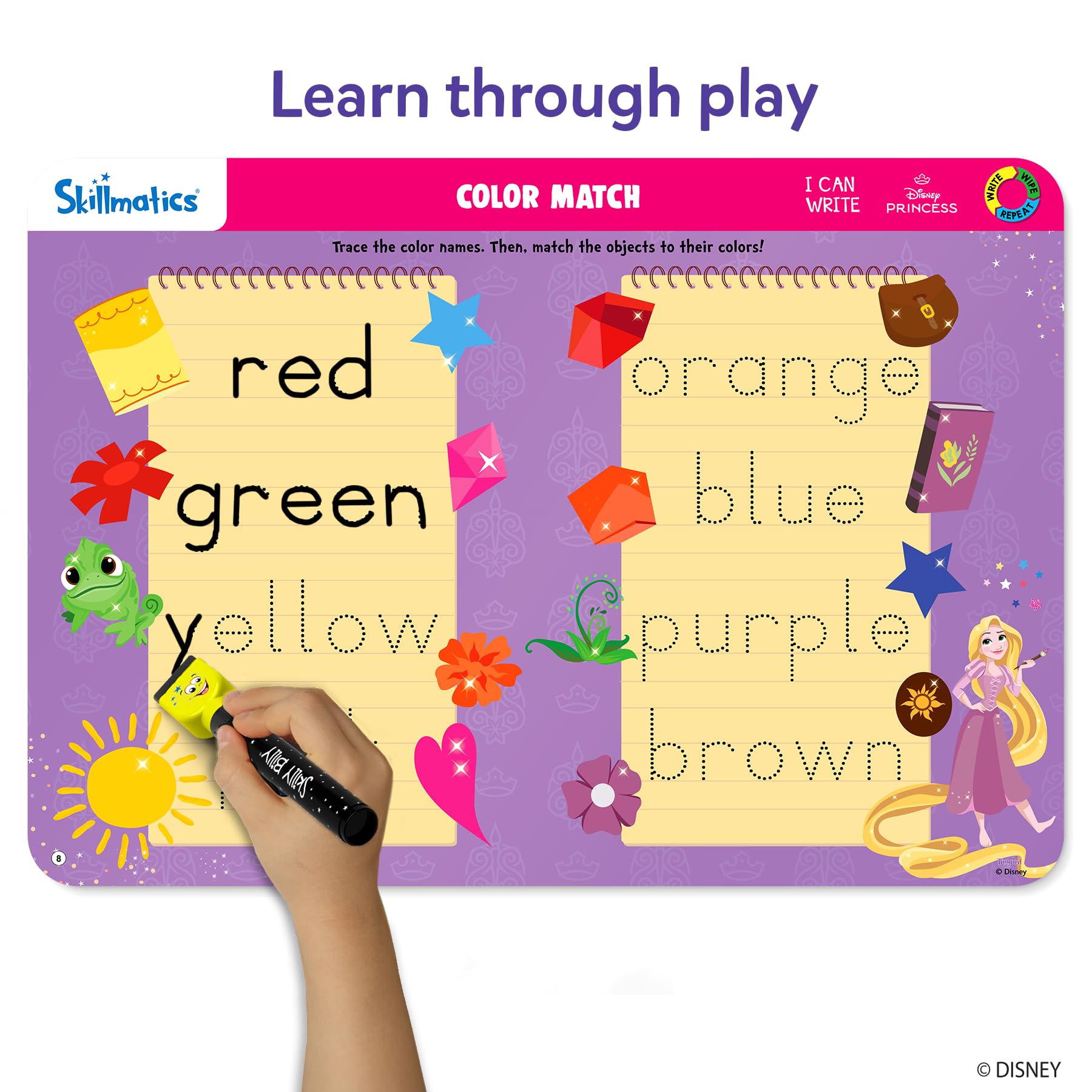 Skillmatics I Can Write – Disney Princess, Christmas Gift for Kids