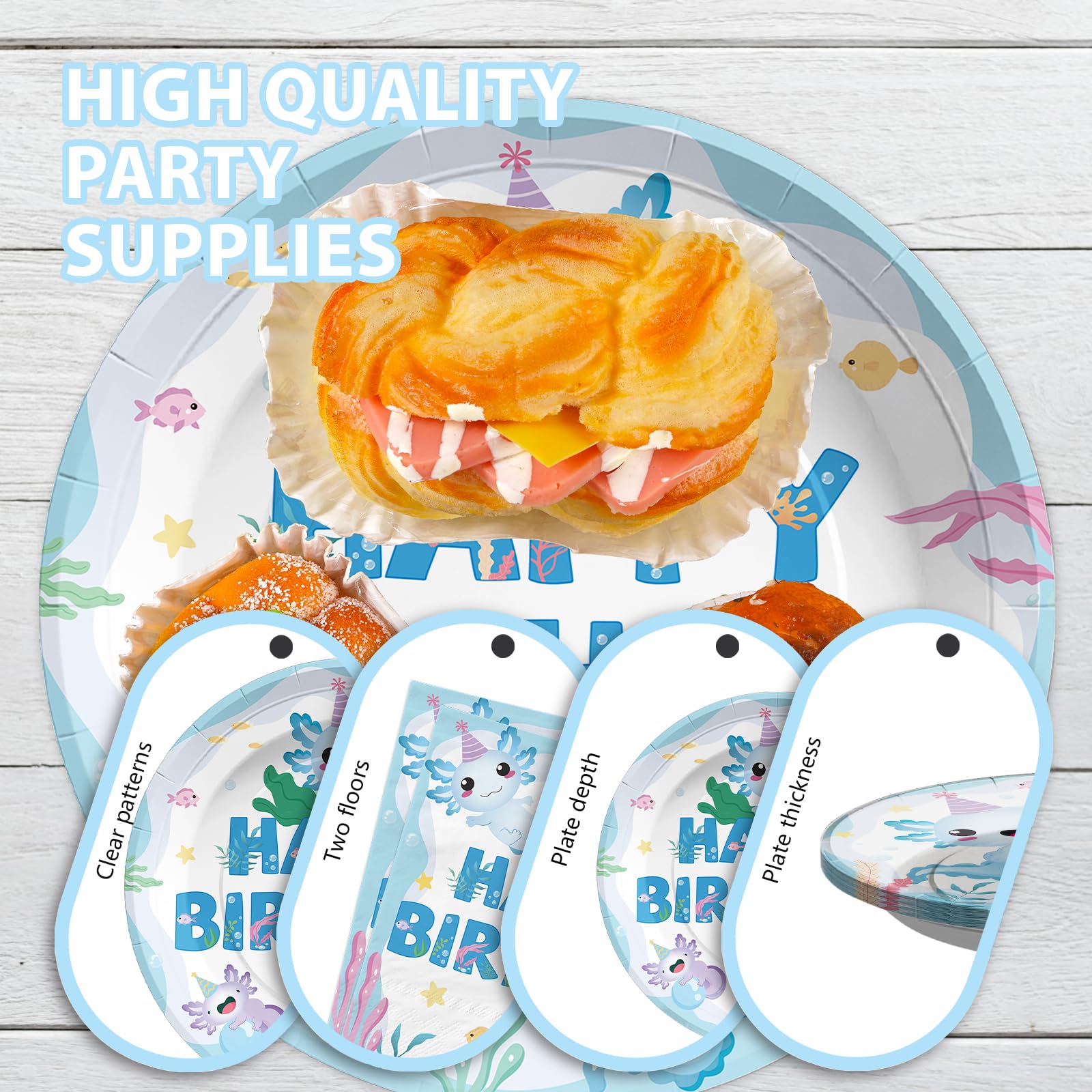 Grencian 96 Pcs Dinosaur Birthday Party Supplies Dinosaur Plates and Napkins Disposable Dino Tableware Set Dinosaur Birthday Decorations for Boys Kids Dino Themed Party Baby Shower Serves 24