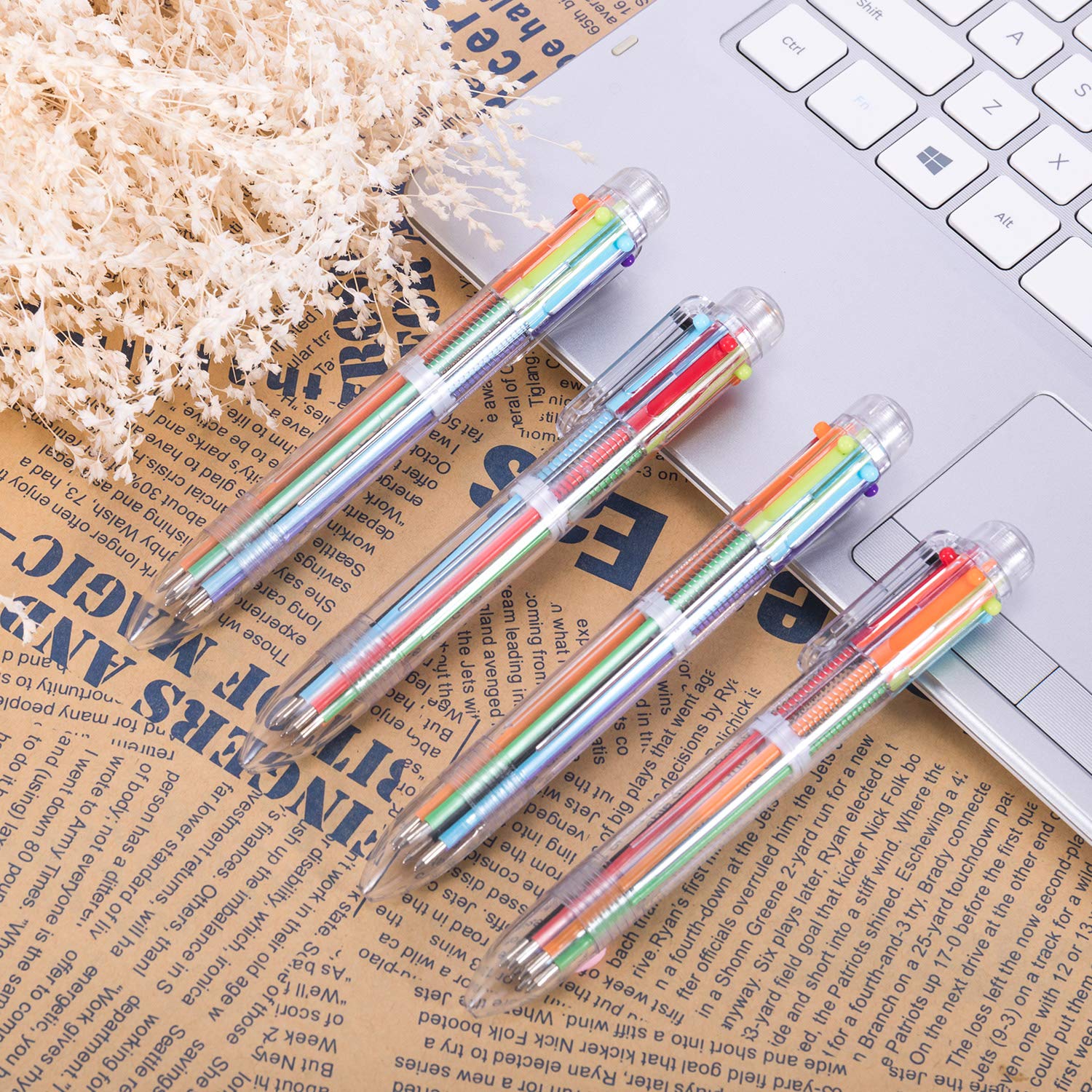 favide 22 Pack 6-in-1 Multicolor Pen for Children Gift Kids Party Favors