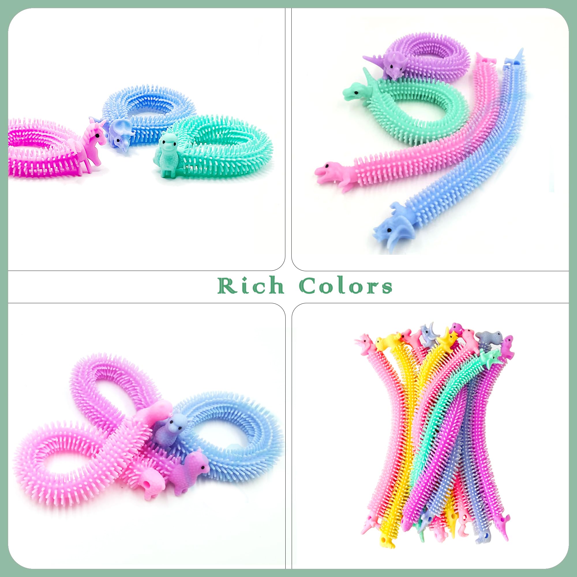 YZXODN 30 Pack Stretchy Strings Fidget Toys, Sensory Toys Bulk for Kids, Adults Stress Relief, Anti-Anxiety Autism Toys, Perfect for Children's Day, Classroom Exchange, Birthday, Party Favors