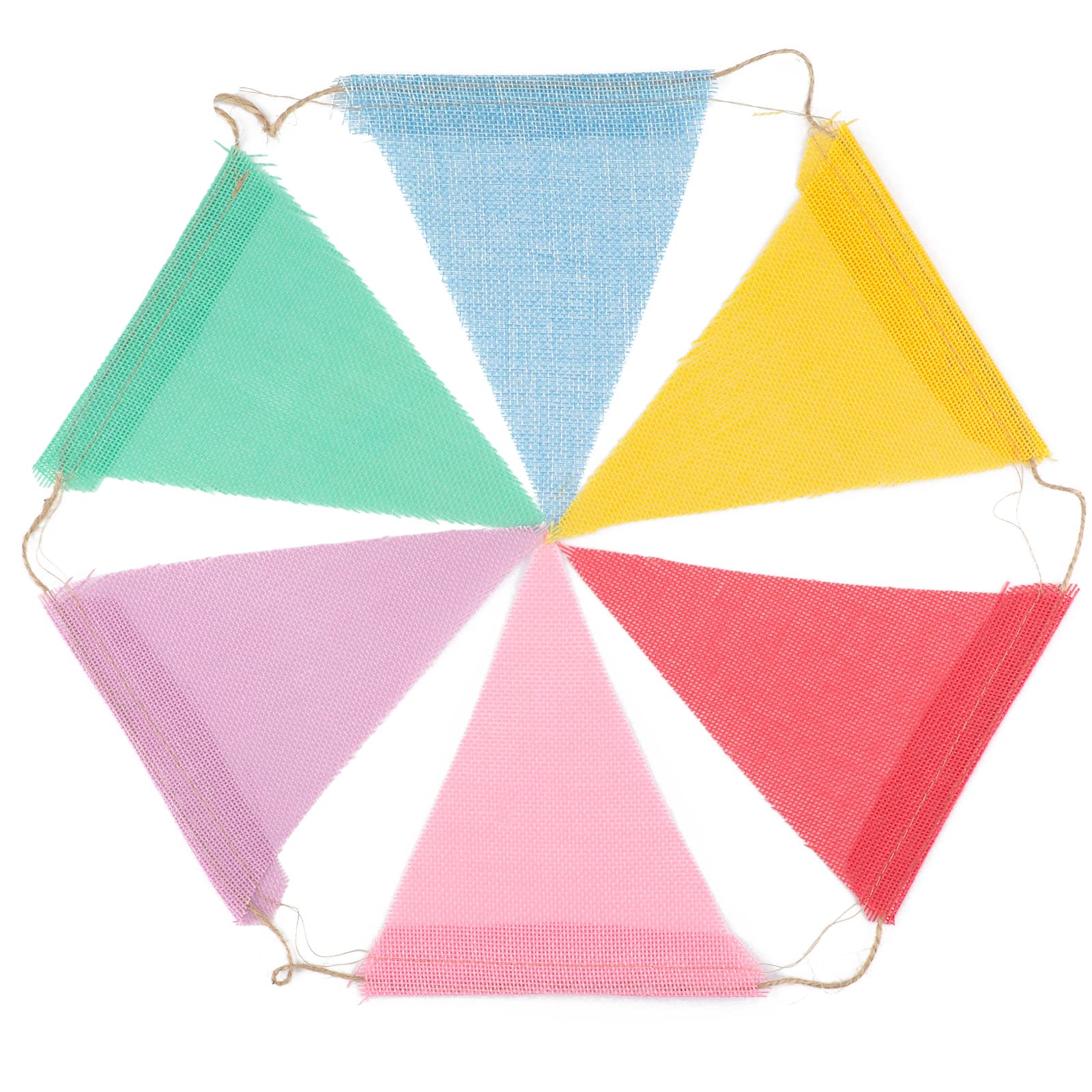G2PLUS Bunting Banner,Pennant Banner for Birthday,Classroom, 3 Strings
