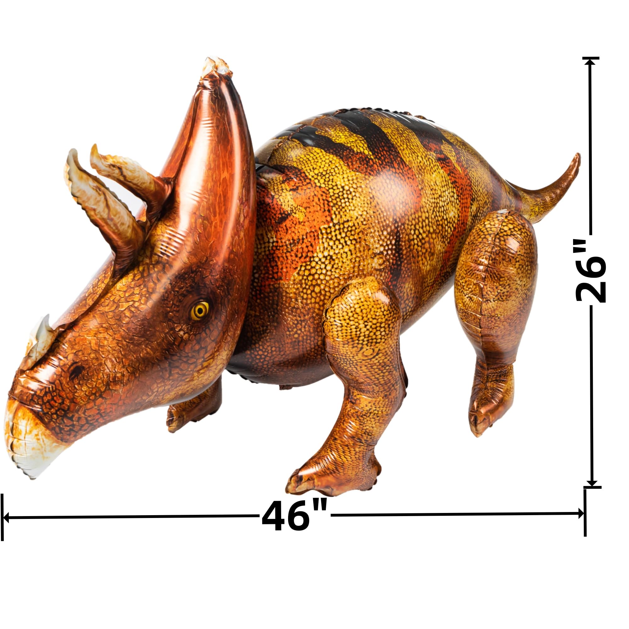 3Pcs Inflatable Dinosaur Balloon-Dinosaur Birthday Party Supply Decorations