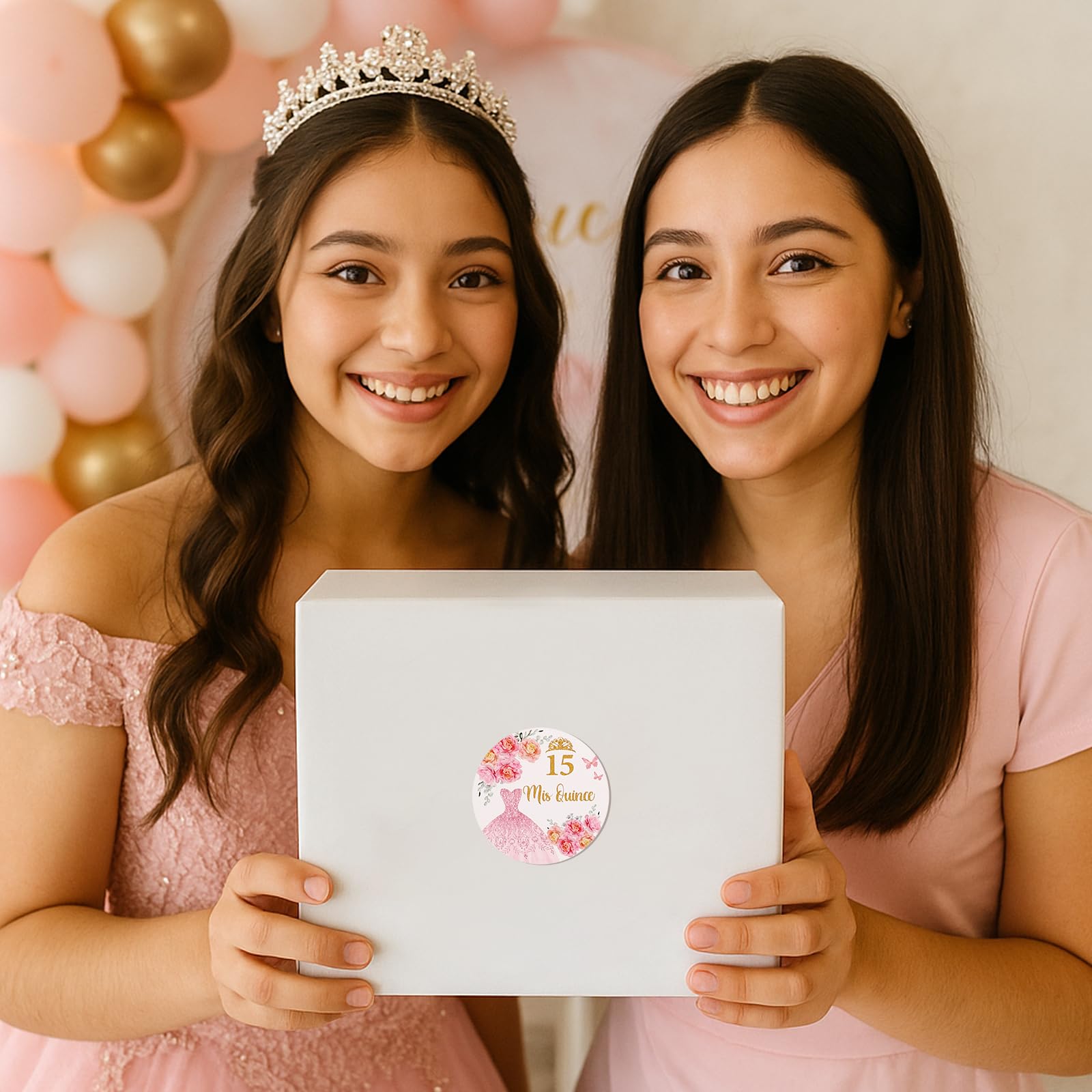 60 Pcs Mis Quince Stickers,Mis 15 Años Stickers for Quinceanera Party Favors,Recuerdos para 15 Años Quinceañeras Decorations