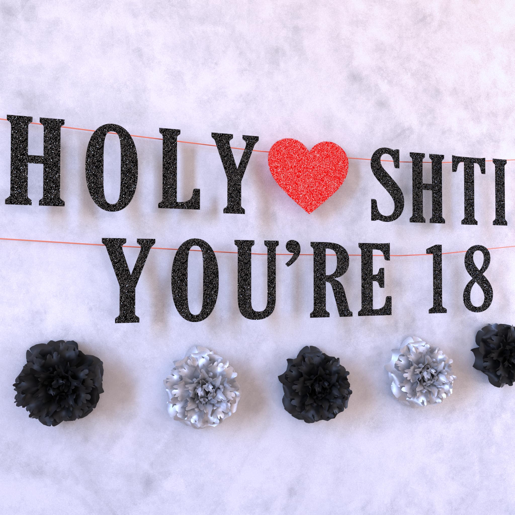 18th Birthday Decorations For Boys Includes Banner, Backdrop, Tablecloth, Latex Balloons, Foil Balloons, Cake Topper, Cupcake Toppers & Hanging Swirls